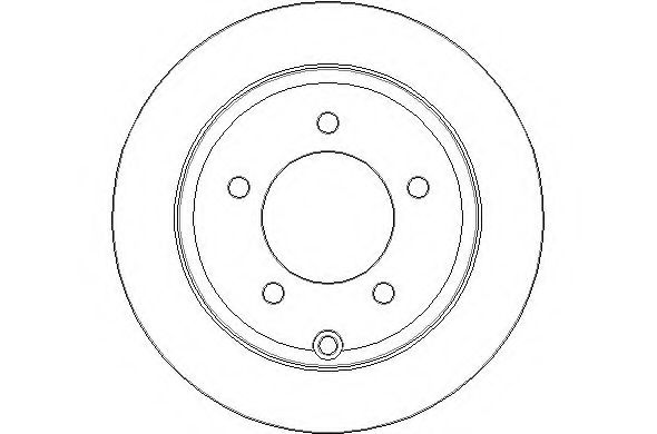 Тормозной диск NATIONAL NBD1608