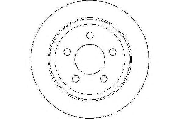 Тормозной диск NATIONAL NBD1650