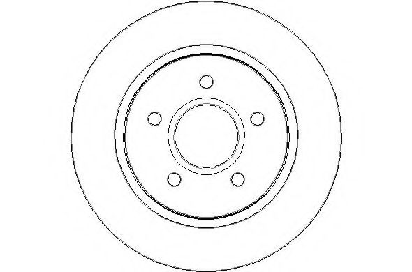 Тормозной диск NATIONAL NBD1707