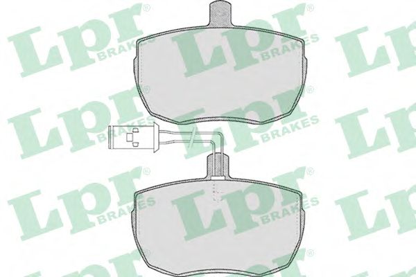 Комплект тормозных колодок, дисковый тормоз LPR 05P433