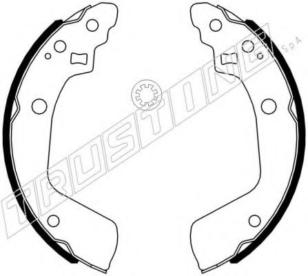 Комплект тормозных колодок TRUSTING 111.254