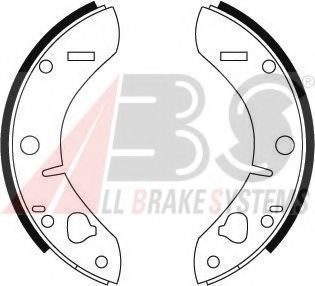Комплект тормозных колодок A.B.S. 8620