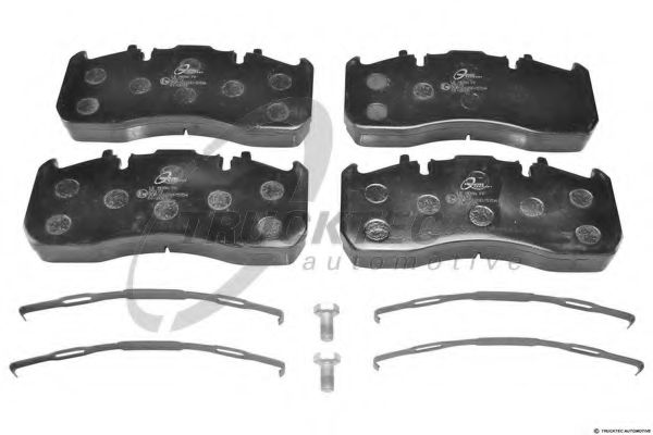 Комплект тормозных колодок, дисковый тормоз TRUCKTEC AUTOMOTIVE 03.35.040