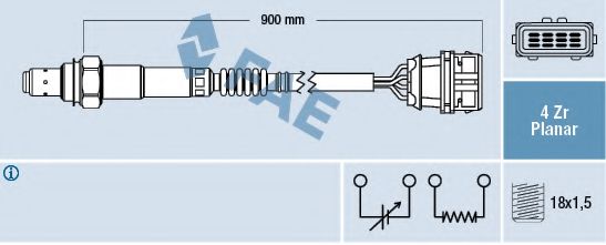 Лямбда-зонд FAE 77415