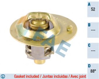 Термостат, охлаждающая жидкость FAE 5320588
