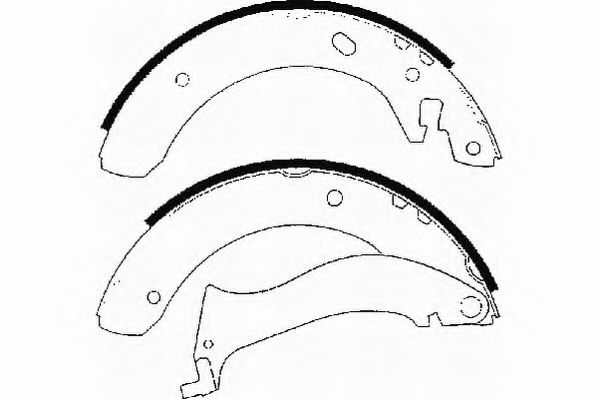 Комплект тормозных колодок NECTO N1651