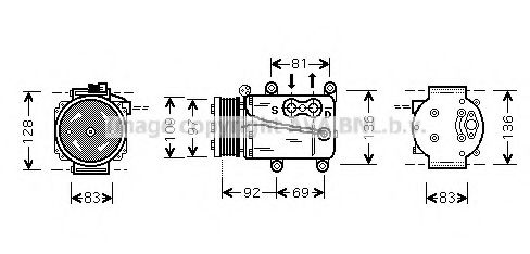 Компрессор, кондиционер AVA QUALITY COOLING FDAK171