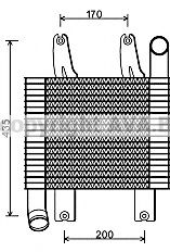Интеркулер AVA QUALITY COOLING HY4229