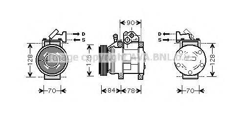 Компрессор, кондиционер AVA QUALITY COOLING KAK052