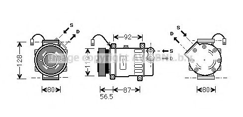 Компрессор, кондиционер AVA QUALITY COOLING PEAK036