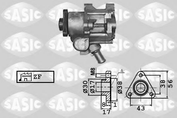 Гидравлический насос, рулевое управление SASIC 7076022