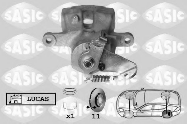 Тормозной суппорт SASIC 6504006