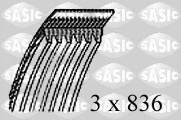 Поликлиновой ремень SASIC 1774006