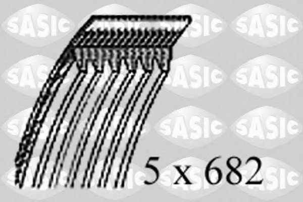 Поликлиновой ремень SASIC 1776029