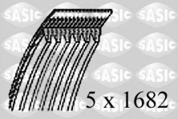 Поликлиновой ремень SASIC 1776051