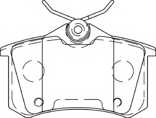 Комплект тормозных колодок, дисковый тормоз DURON DBP344260