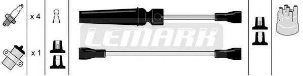 Комплект проводов зажигания STANDARD LUS507