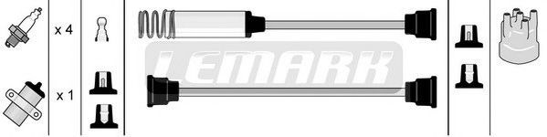 Комплект проводов зажигания STANDARD LUS511