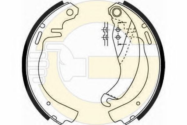 Комплект тормозных колодок GIRLING 5161879