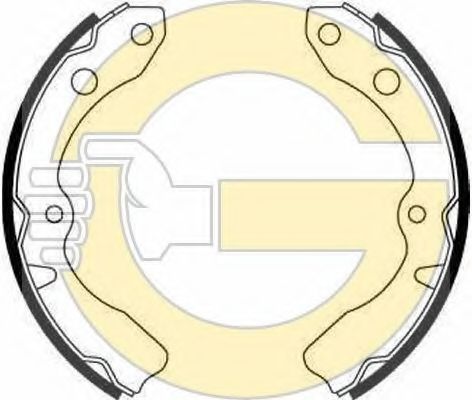 Комплект тормозных колодок GIRLING 5183049