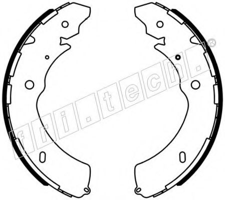 Комплект тормозных колодок fri.tech. 1047.379