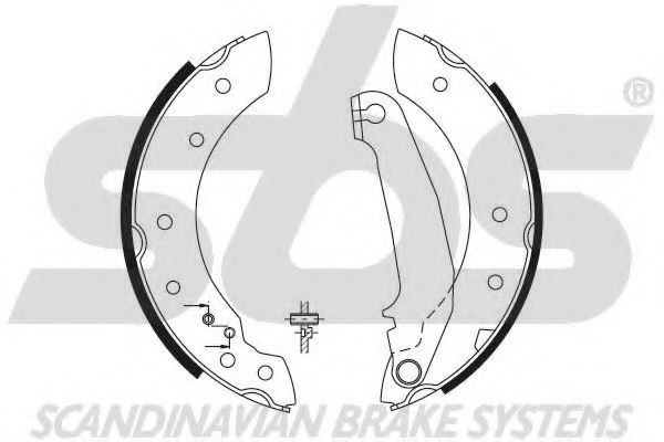 Комплект тормозных колодок sbs 18492748516