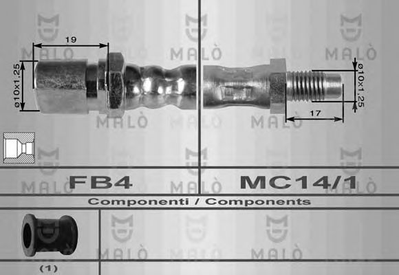 Тормозной шланг ORIGINAL IMPERIUM 23078