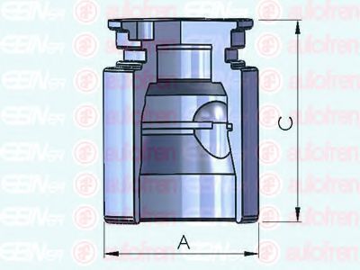 Поршень, корпус скобы тормоза AUTOFREN SEINSA D025221