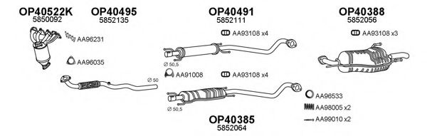 Система выпуска ОГ VENEPORTE 400502