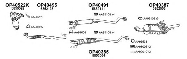 Система выпуска ОГ VENEPORTE 400504