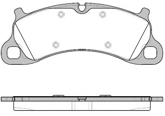 Комплект тормозных колодок, дисковый тормоз WOKING P14423.00