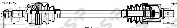 Приводной вал GSP 299186