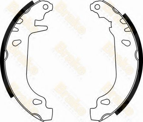 Комплект тормозных колодок Brake ENGINEERING SH2302