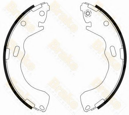 Комплект тормозных колодок Brake ENGINEERING SH2551