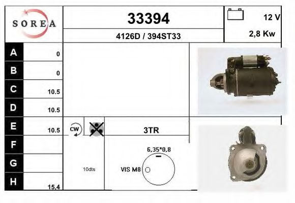 Стартер EAI 33394