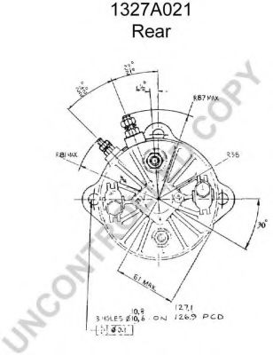 Стартер PRESTOLITE ELECTRIC 1327A121