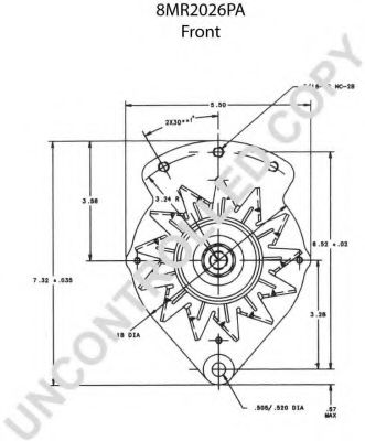 Генератор PRESTOLITE ELECTRIC 8MR2026PA