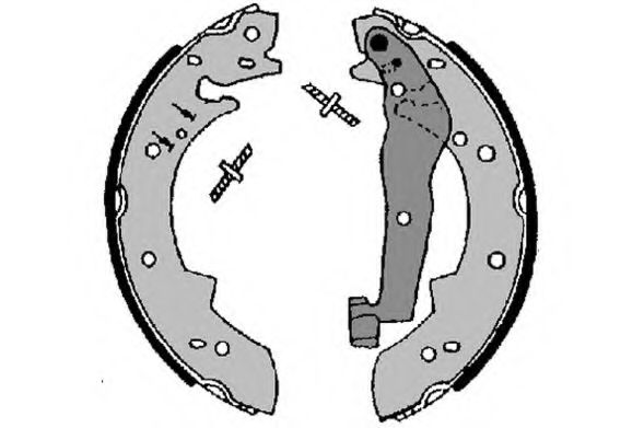 Комплект тормозных колодок RAICAM 2705