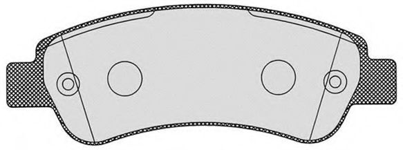 Комплект тормозных колодок, дисковый тормоз RAICAM RA.0887.0