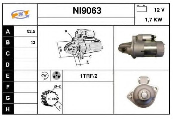 Стартер SNRA NI9063