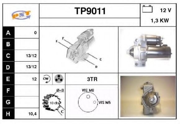 Стартер SNRA TP9011