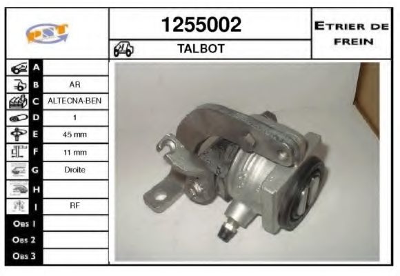 Тормозной суппорт BUDWEG CALIPER 342445