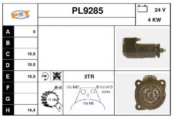 Стартер SNRA PL9285