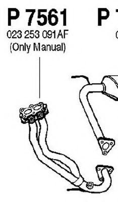 Труба выхлопного газа FENNO P7561