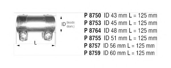 Соединительные элементы, система выпуска FENNO 8764