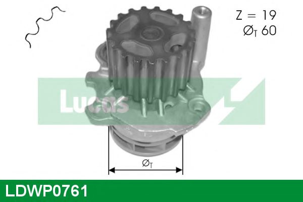 Водяной насос LUCAS ENGINE DRIVE LDWP0761