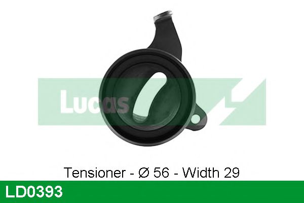 Натяжной ролик, ремень ГРМ LUCAS ENGINE DRIVE LD0393