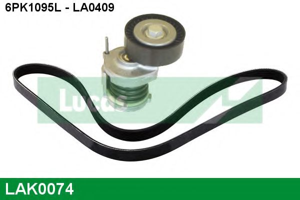 Поликлиновой ременный комплект LUCAS ENGINE DRIVE LAK0074