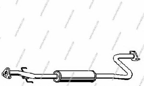 Система выпуска ОГ NPS H430A72