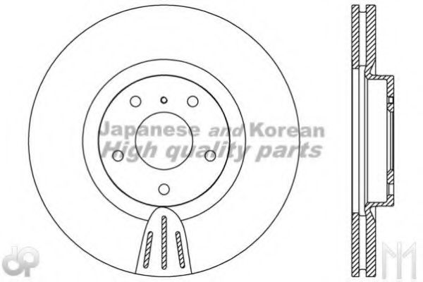 Тормозной диск ASHUKI 0990-1901